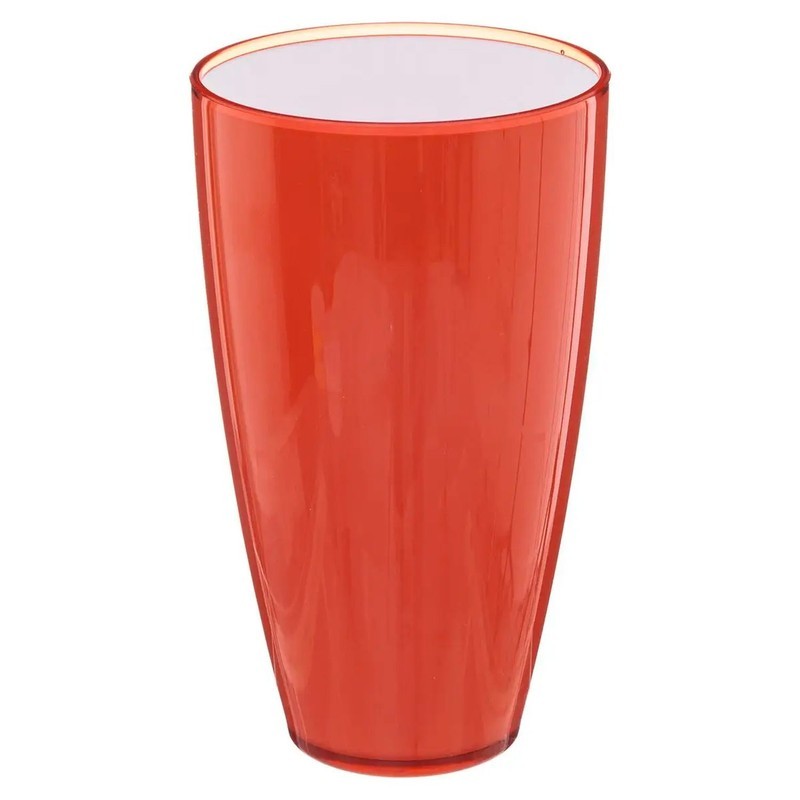 Verre PS carré rose 500 ml