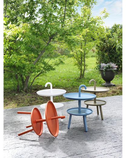 Table basse d'extérieur Sunny Green Ø41xH55 cm