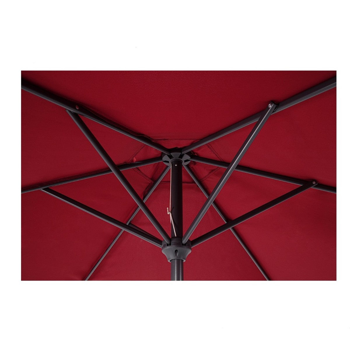 Parapluie Bizzotto Kalife 2,7 m avec joint bordeaux