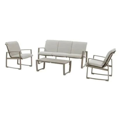 Salon Hespéride Meloane gris tourterelle 5 places 120x59x38 cm h
