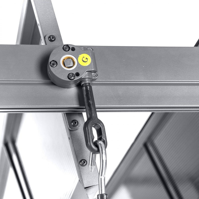 Tonnelle Belize 3,8 x 3 m anthracite avec toit ouvrant en aluminium