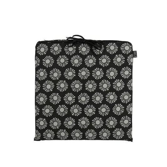 Coussin Bistrot Kumara noir 40 x 40 x H5 cm