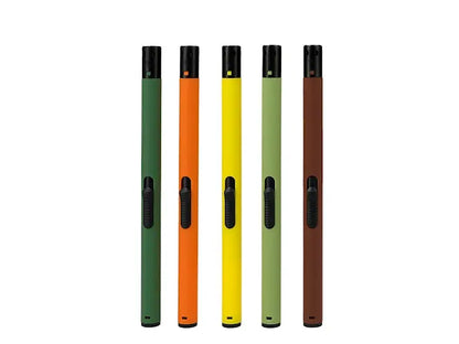 Briquet à gaz rechargeable de couleurs assorties