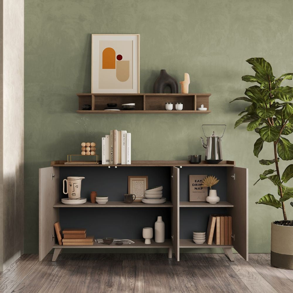 Madia bronzo 99x181x42 cm