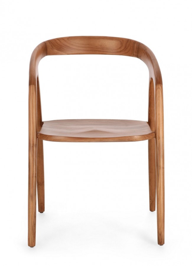 2x Sedia in legno 55x56.5x79.5 cm