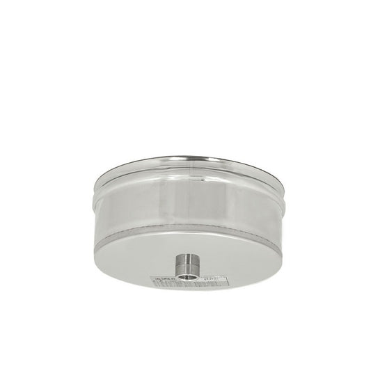 Tappo INOX 304 con scarico condensa Ø 80