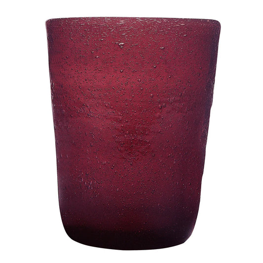 Gobelet à eau souvenir original violet en verre soufflé 0,25L