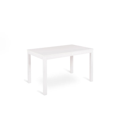 Tavolo allungabile in melaminico bianco 130/210x80x76h cm