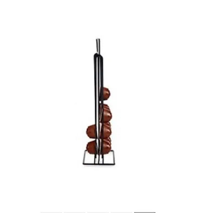 Porte-capsule pour 36 places en acier noir 10 x 38 x 24,8h cm