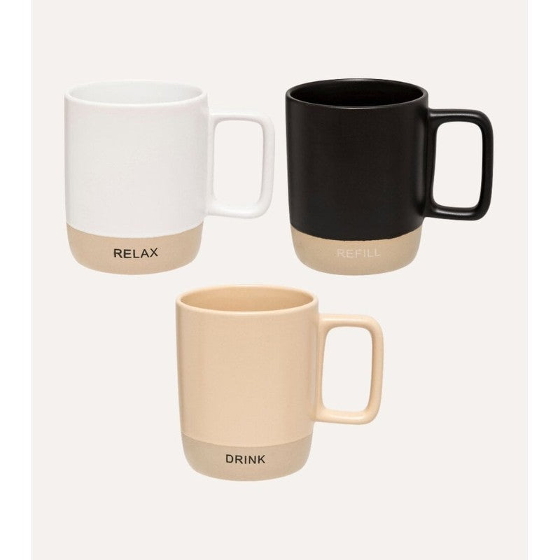 Mug Luca 50 cl céramique couleurs assorties