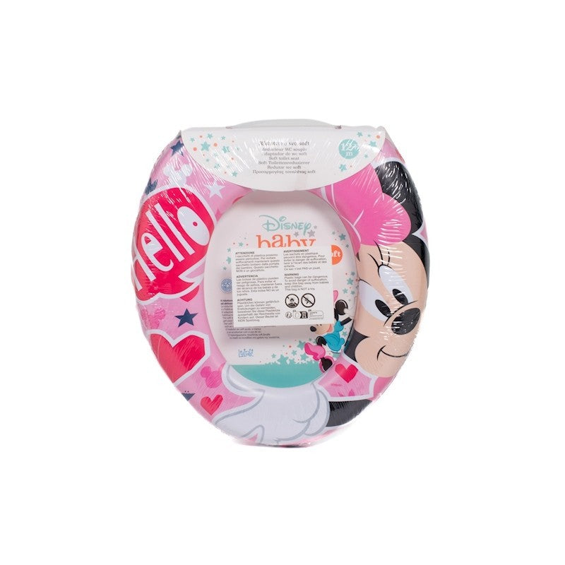 Réducteur de siège de toilette rembourré Soft Disney Minnie Icon Sans BPA +12 Mois