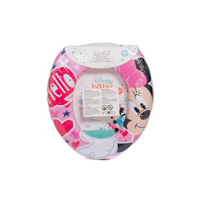 Réducteur de siège de toilette rembourré Soft Disney Minnie Icon Sans BPA +12 Mois