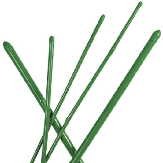 Cannes de bambou plastifiées pour support de plantes Ø 1,6-1,8 cm h 150 cm