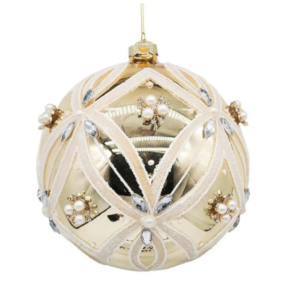 Sfera decorativa Extravagance in vetro oro Ø15 cm