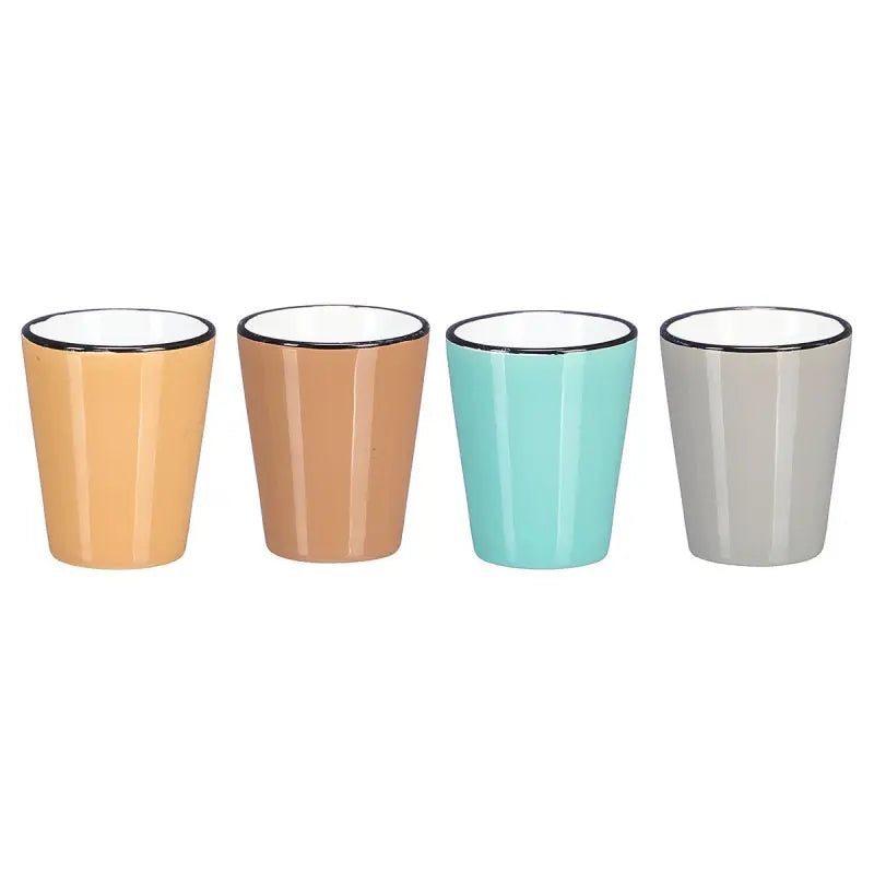 Verre en céramique 90 ml couleurs claires assorties