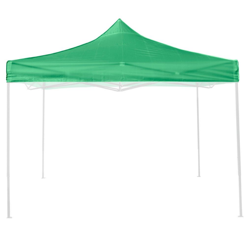 Toit de Remplacement Imperméable Vert 3x3 m pour Gazebo Pliant