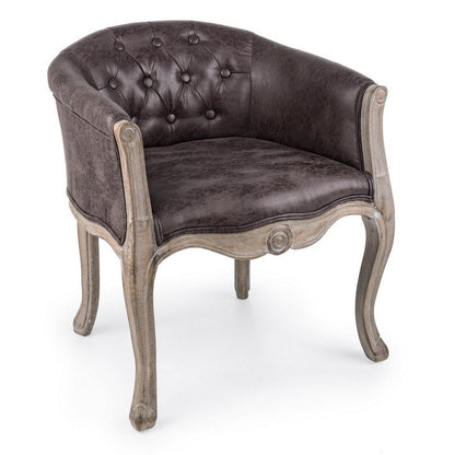 2x Fauteuil Classique Diva Dark