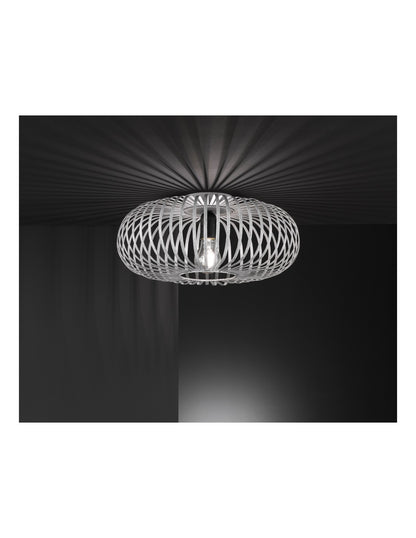 Plafoniera Johann 1xE27 Grigio Antico Ø40 cm Trio Lighting