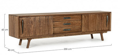 Mobile Porta Tv 2 ante 3 cassetti Sherman vintage