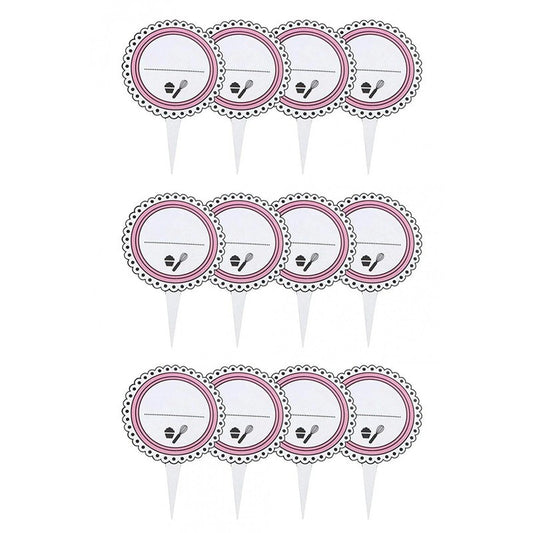 Decorazione per cupcake muffin 12 pz