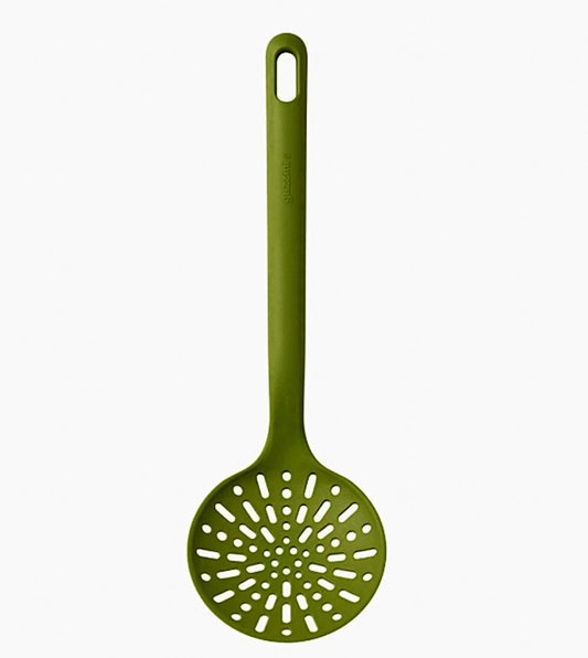 Ecumoire ronde Chefline, coloris vert avocat