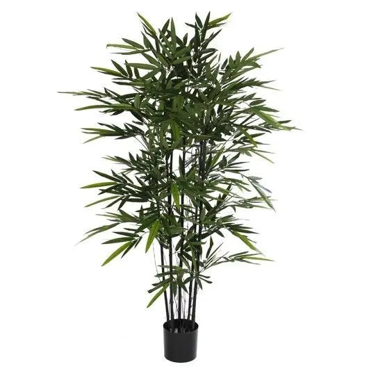 Bamboo nero artificiale in vaso H150 cm