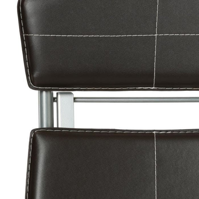 Chaise pliante marron 40,5x40x83h cm