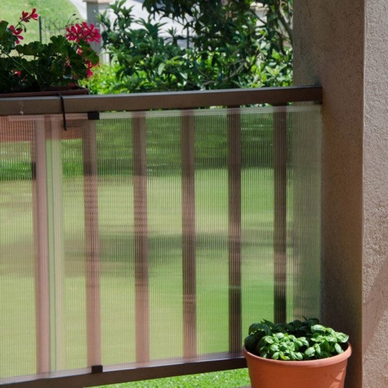 Kit de 2 panneaux de balcon en polycarbonate Wall-y