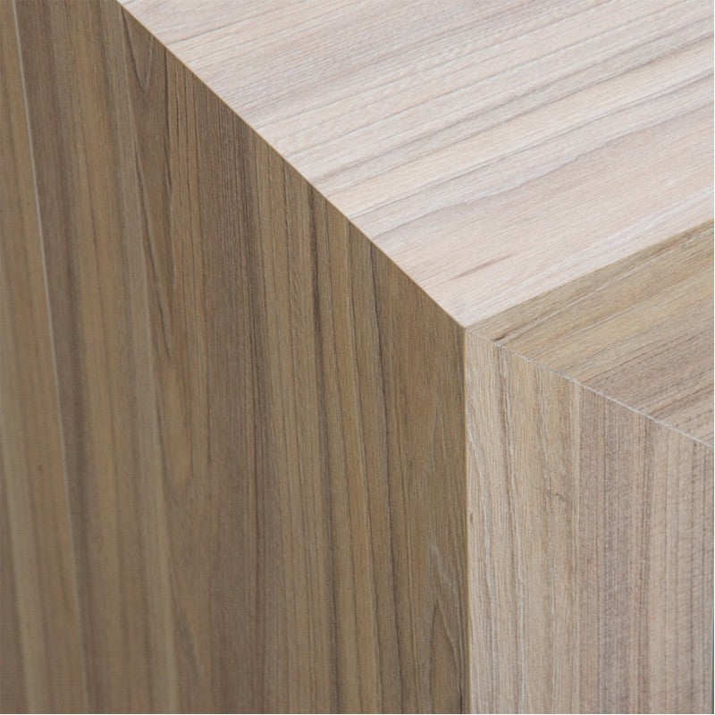 Tavolo console allungabile struttura in folding finitura olmo 90x50-300 cm