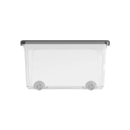 Kis W Box conteneur haut à roulettes, gris 31,5x39x56,5 cm h