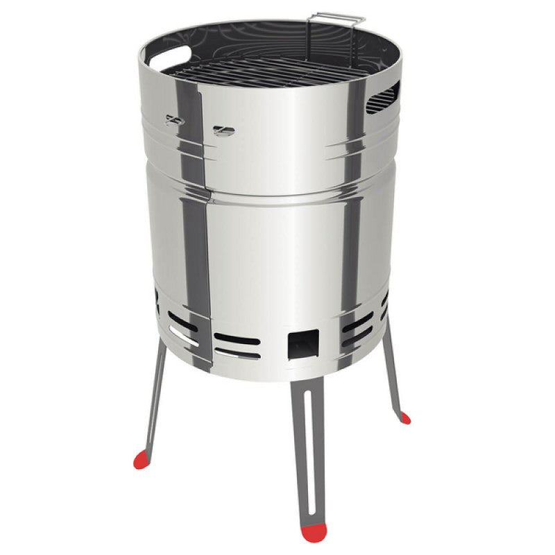 Barbecue tondo Ø40,4x75,5 in acciaio inox