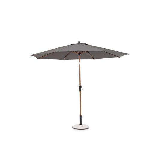 Parapluie Bizzotto Palinuro avec articulation de 3 m, gris