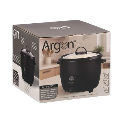 Cuiseur à riz électrique noir mat 1,8L 700W