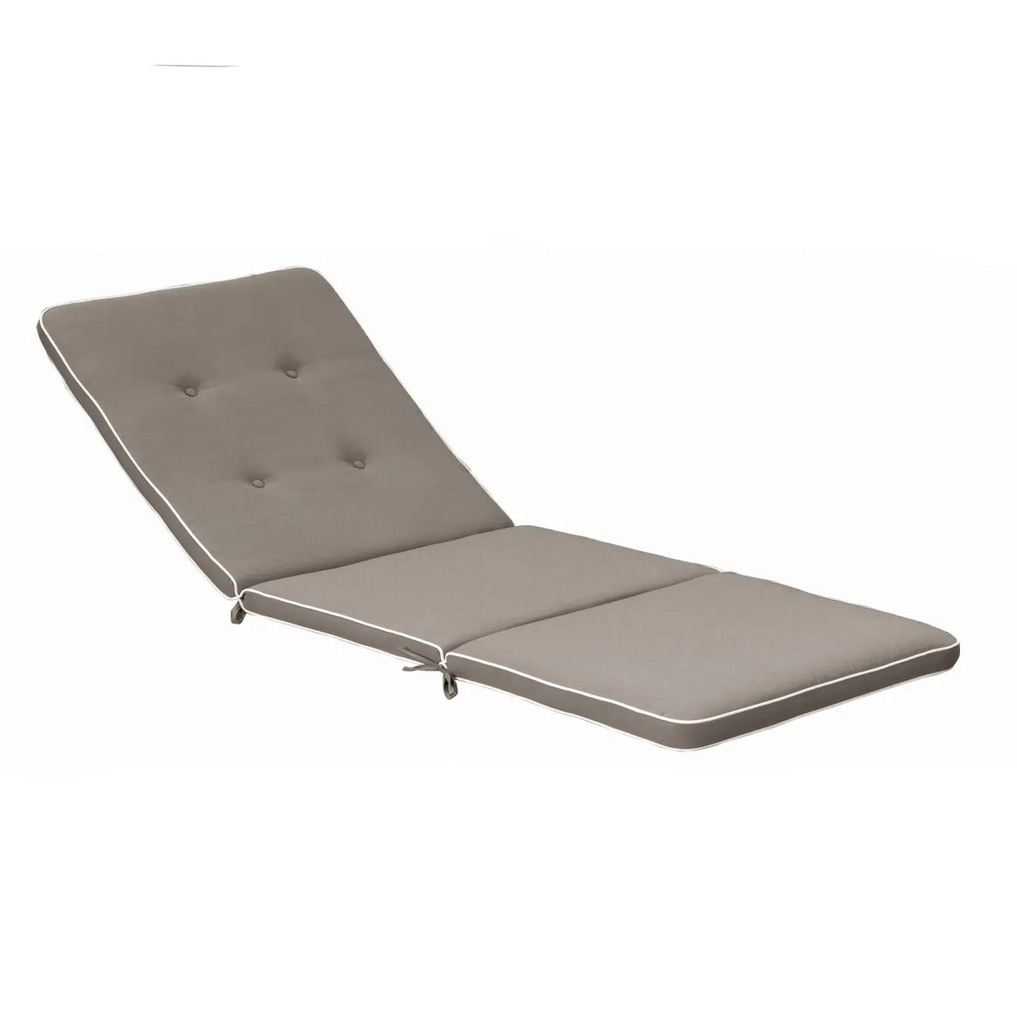 Coussin de lit gris tourterelle 200x63 cm