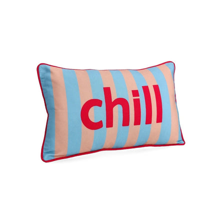 Bizzotto Karera Chill coussin bleu/orange 30x50 cm