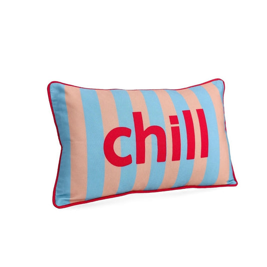 Bizzotto Karera Chill coussin bleu/orange 30x50 cm