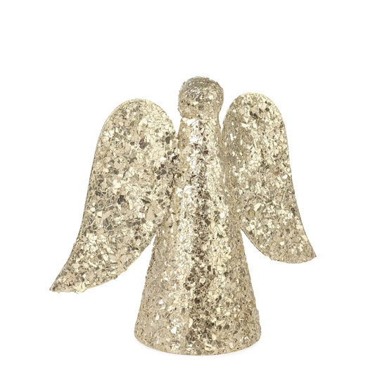Ange décoratif Hadley argent H20 cm