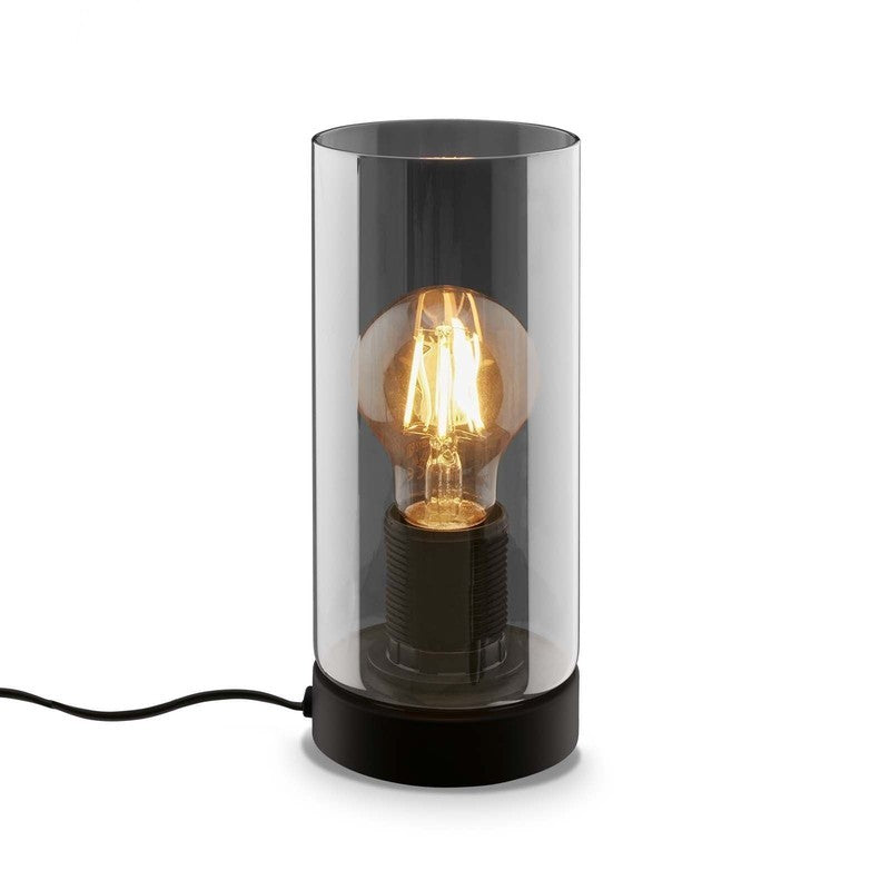 Lampe de table Fumi E27 h 23,5 cm noir