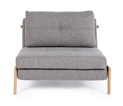 Divano letto 1p grigio 95x96x79 cm