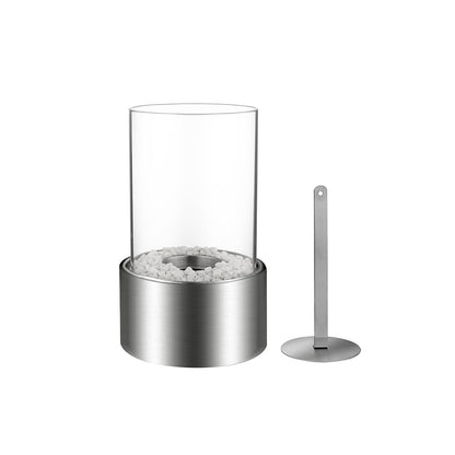 Cheminée de table au bioéthanol MARSIGLIA Silver D16 x H27
