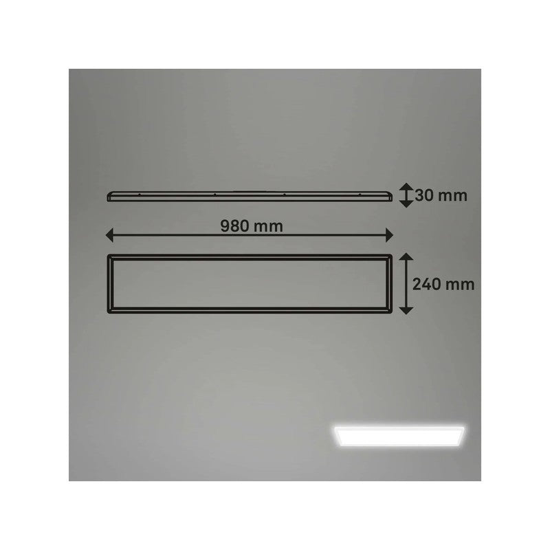 Panneau LED Tava 98 cm 36w 4800lm blanc