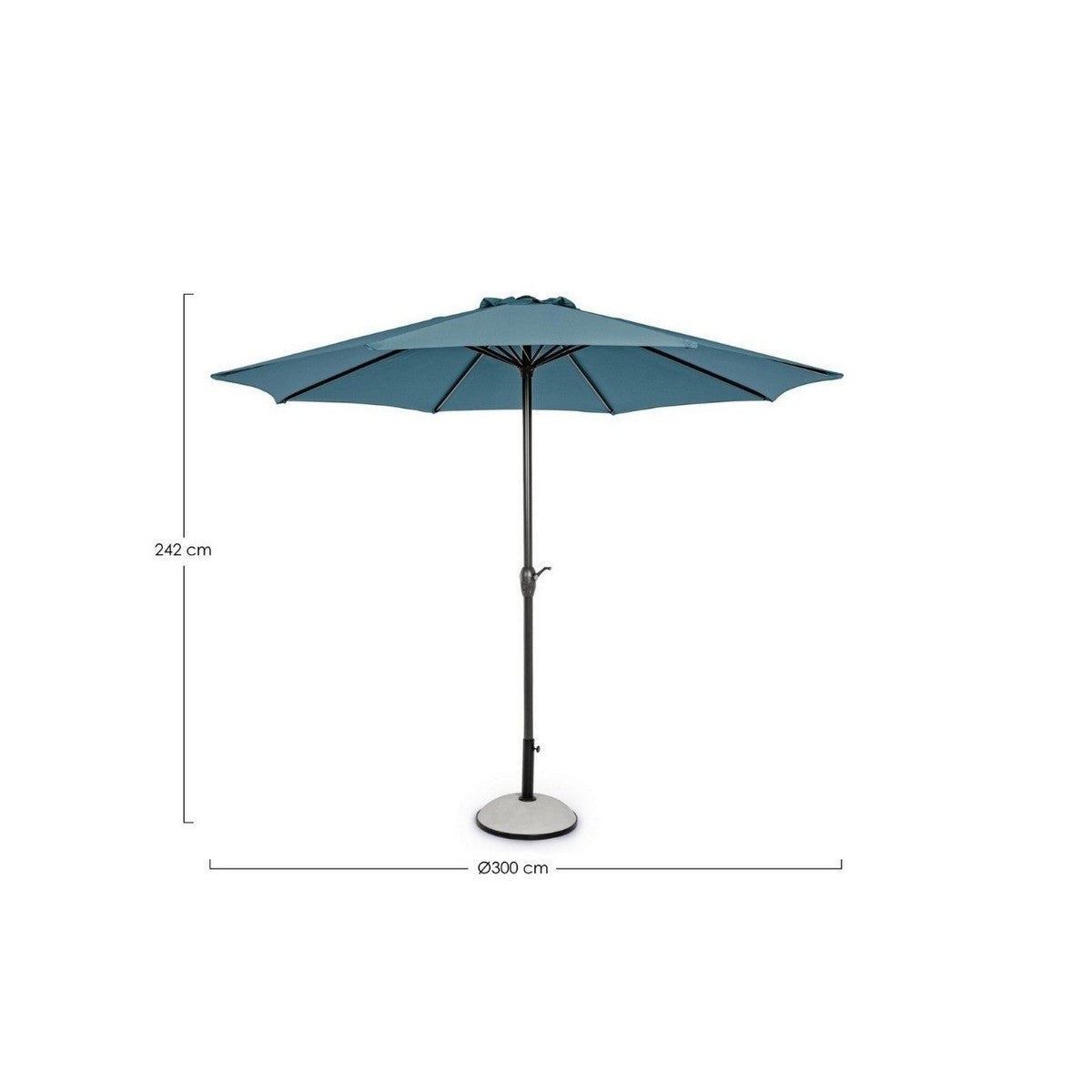 Parapluie nuage Bizzotto Kalife 3m