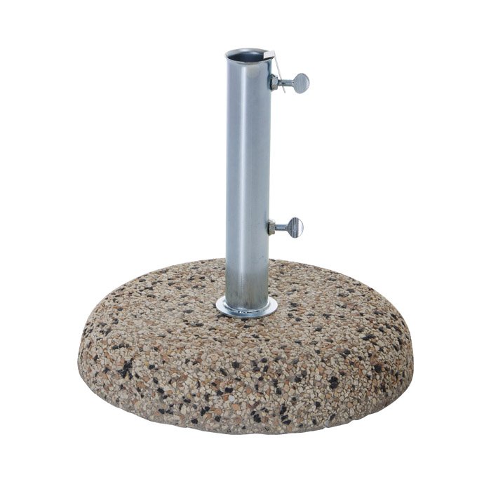 Base en Béton 35 kg pour Parasol - Support Solide pour Extérieur