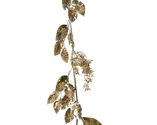 Ghirlanda di glitter champagne 120cm