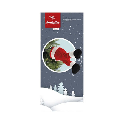 Gambe di Babbo Natale con movimento 15 × 10 × H34 cm