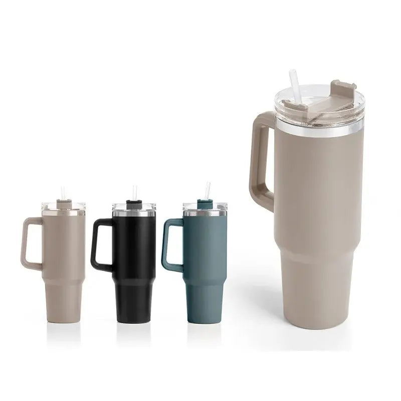 Bouteilles thermiques de 1200 ml avec poignée de couleurs assorties