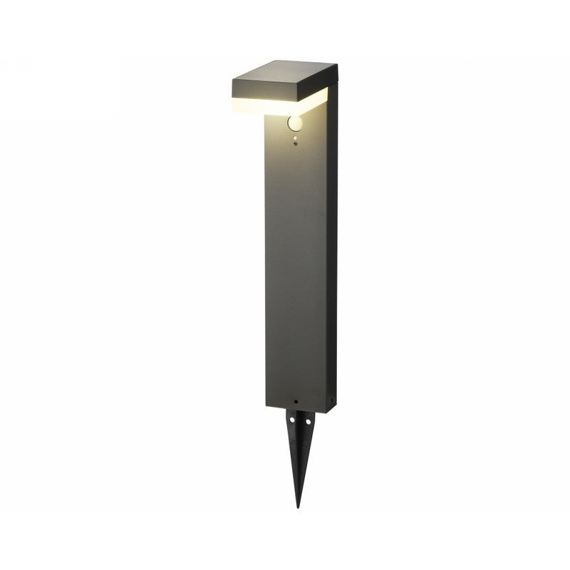 Paletto solare LED da esterno con sensore di movimento 3 modalità