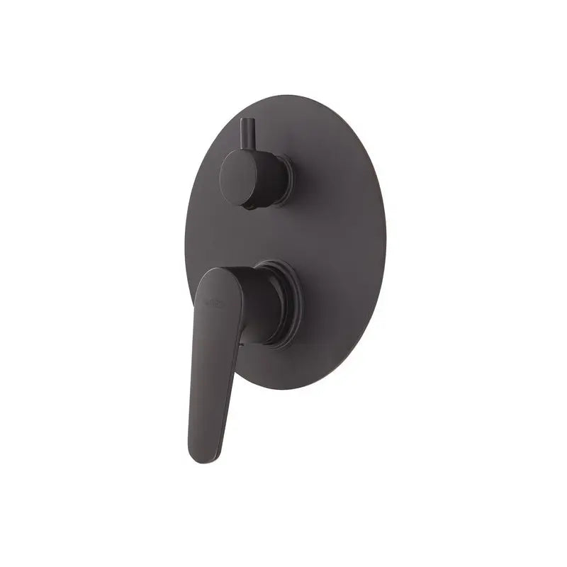 Miscelatore da incasso per doccia con deviatore Como nero matt 16 x 6,4 x 6,4 cm