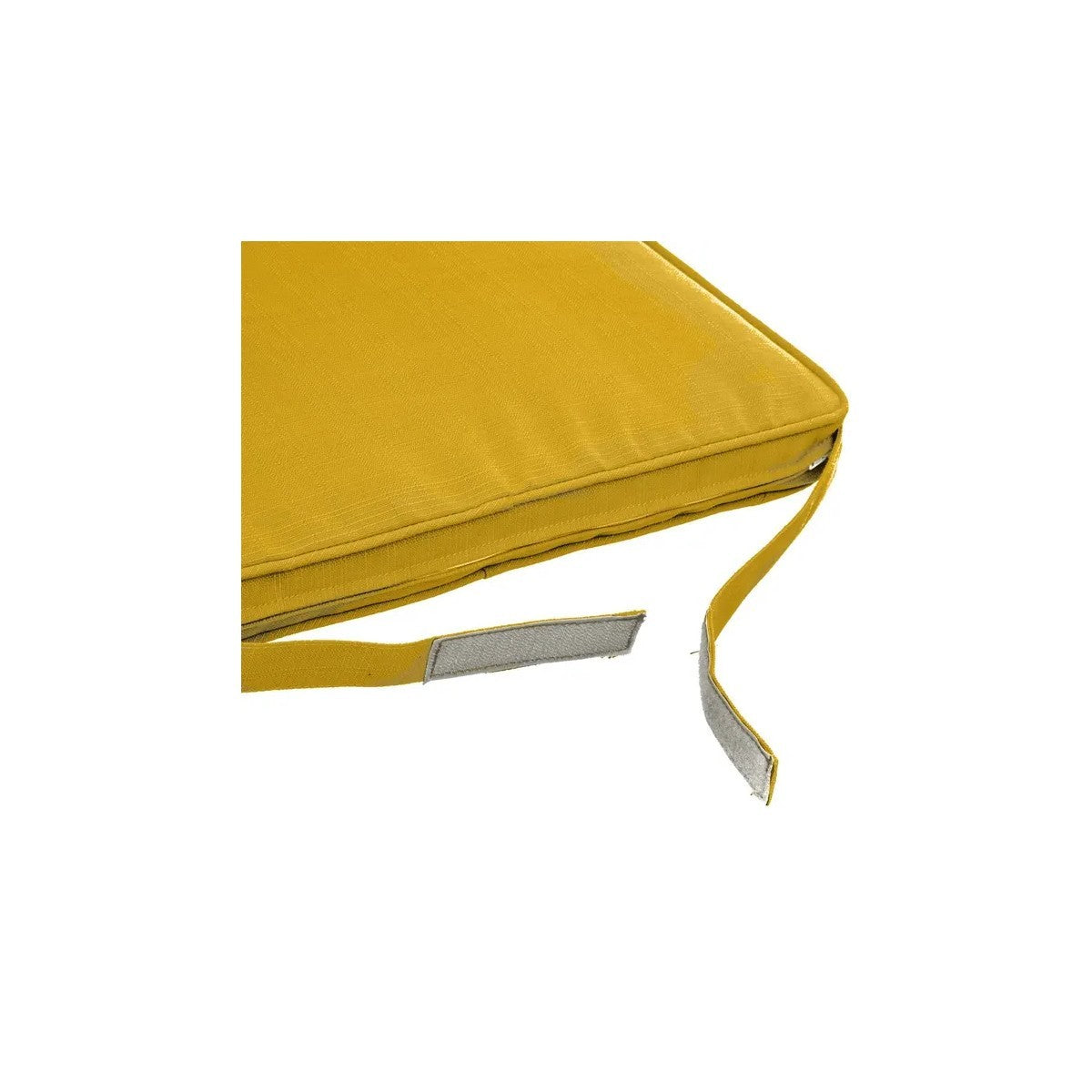 Coussin d'assise Korai 40x40 cm moutarde