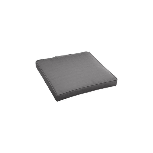 Coussin d'assise Korai 40x40 cm gris argenté